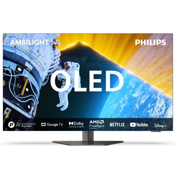 Philips 48OLED809/12 tv 121,9 cm (48") 4K Ultra HD Smart TV Wifi Grijs (48OLED809/12)