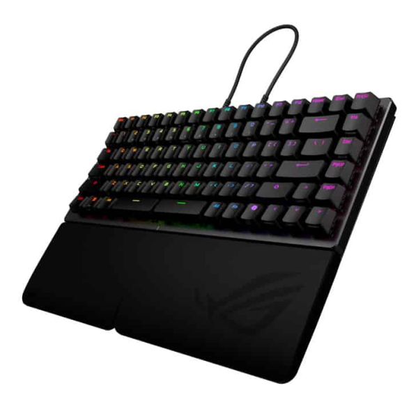 ASUS ROG Falcata toetsenbord Gamen USB + RF Wireless + Bluetooth Zwart (90MP043H-BKUA20)