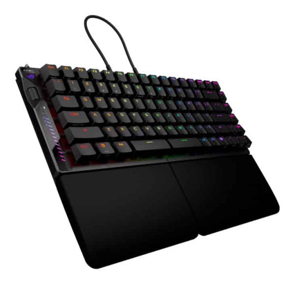 ASUS ROG Falcata toetsenbord Gamen USB + RF Wireless + Bluetooth Zwart (90MP043H-BKUA20)