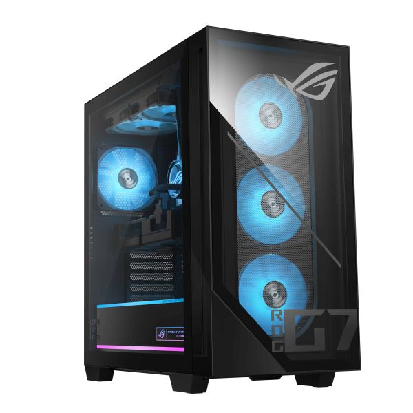 ASUS ROG G700 GM700TZ-R8400F042W AMD Ryzen™ 5 8400F 32 GB DDR5-SDRAM 1 TB SSD AMD Radeon RX 9060 XT Windows 11 Home Tower PC Zwart (90PF05T1-M00X40)