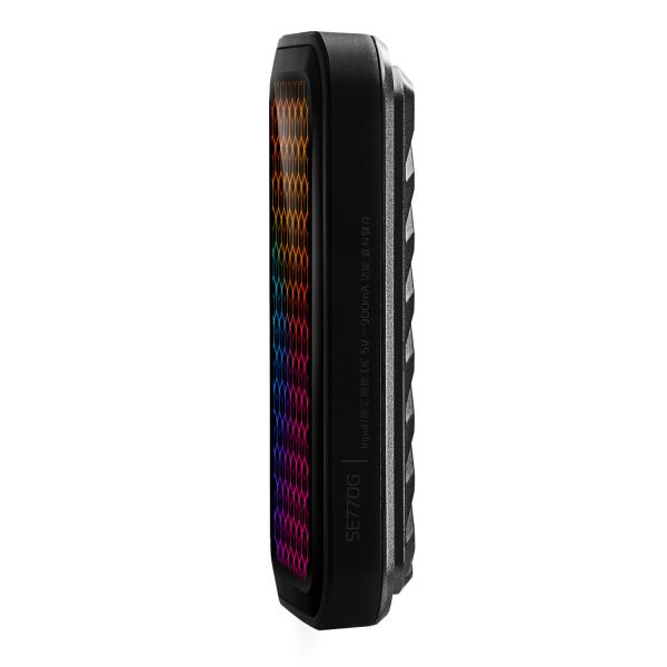 ADATA SE770G 512 GB USB Type-C 3.2 Gen 2 (3.1 Gen 2) Zwart (ASE770G-512GU32G2-CBK)  ADATA SE770G 512 GB USB Type-C 3.2 Gen 2 (3.1 Gen 2) Zwart (ASE770G-512GU32G2-CBK)