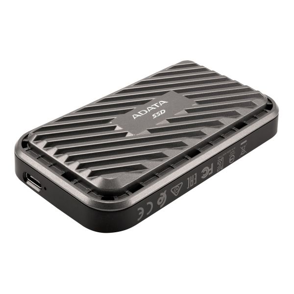 ADATA SE770G 512 GB USB Type-C 3.2 Gen 2 (3.1 Gen 2) Zwart (ASE770G-512GU32G2-CBK)  ADATA SE770G 512 GB USB Type-C 3.2 Gen 2 (3.1 Gen 2) Zwart (ASE770G-512GU32G2-CBK)