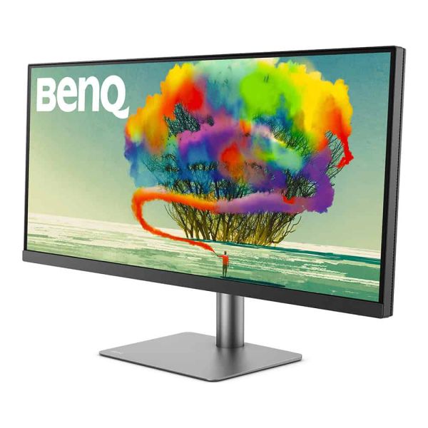 BenQ PD3420Q computer monitor 86,4 cm (34") 3440 x 1440 Pixels Quad HD LED Grijs (9H.LJHLB.QBE / 9H.LJHLB.QPE)