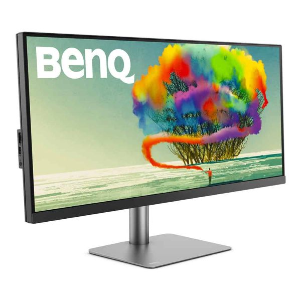 BenQ PD3420Q computer monitor 86,4 cm (34") 3440 x 1440 Pixels Quad HD LED Grijs (9H.LJHLB.QBE / 9H.LJHLB.QPE)