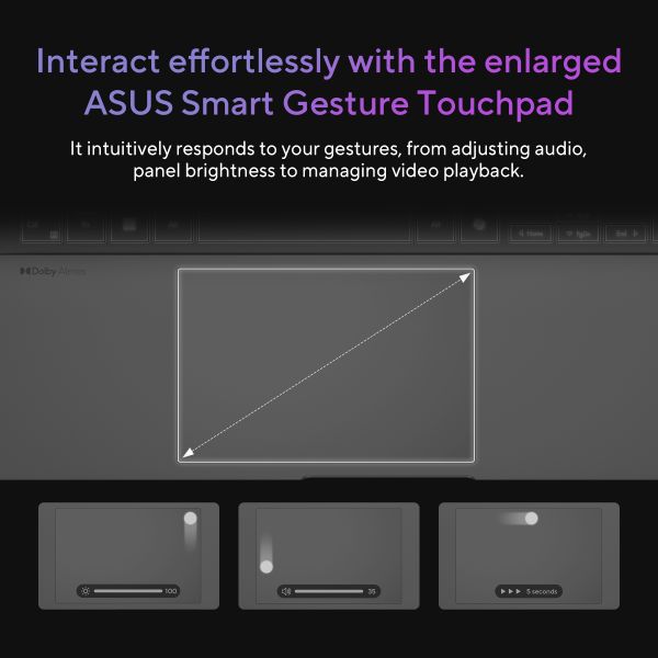 ASUS Vivobook S 15 S5507QA-MA006W Qualcomm Snapdragon X1E-78-100 Laptop 39,6 cm (15.6") 3K 16 GB LPDDR5x-SDRAM 1 TB SSD Wi-Fi 7 (802.11be) Windows 11 Home Nederlands Zilver (90NB14Q2-M002D0)