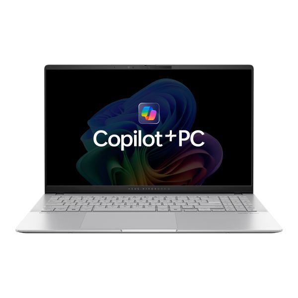 ASUS Vivobook S 15 S5507QA-MA006W Qualcomm Snapdragon X1E-78-100 Laptop 39,6 cm (15.6") 3K 16 GB LPDDR5x-SDRAM 1 TB SSD Wi-Fi 7 (802.11be) Windows 11 Home Nederlands Zilver (90NB14Q2-M002D0)