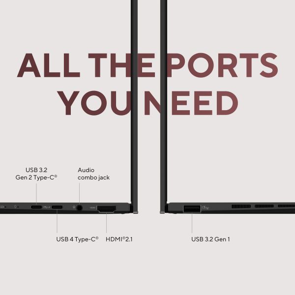 ASUS Zenbook 14 OLED UM3406KA-QD132W Copilot+ PC AMD Ryzen AI 7 350 Laptop 35,6 cm (14") WUXGA 32 GB LPDDR5x-SDRAM 1 TB SSD Wi-Fi 6E (802.11ax) Windows 11 Home Nederlands Zwart (90NB14U1-M00720)  ASUS Zenbook 14 OLED UM3406KA-QD132W Copilot+ PC AMD Ryzen AI 7 350 Laptop 35,6 cm (14") WUXGA 32 GB LPDDR5x-SDRAM 1 TB SSD Wi-Fi 6E (802.11ax) Windows 11 Home Nederlands Zwart (90NB14U1-M00720)