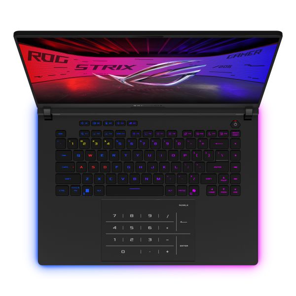 ASUS ROG Strix SCAR 16 G635LX-RW042W Copilot+ PC Intel Core Ultra 9 275HX Laptop 40,6 cm (16") WQXGA 64 GB DDR5-SDRAM 2 TB SSD NVIDIA GeForce RTX 5090 Wi-Fi 7 (802.11be) Windows 11 Home Nederlands Zwart (90NR0L81-M004P0)