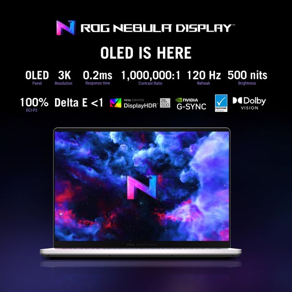 ASUS ROG Zephyrus G14 GA403WW-QS074W Copilot+ PC AMD Ryzen AI 9 370 Laptop 35,6 cm (14") 3K 32 GB LPDDR5x-SDRAM 2 TB SSD NVIDIA GeForce RTX 5080 Wi-Fi 7 (802.11be) Windows 11 Home Nederlands Wit (90NR0MA4-M005B0)