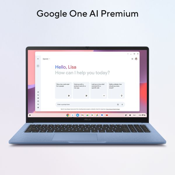 ASUS Chromebook CX1505CTA-S72225 Intel® N N250 39,6 cm (15.6") Full HD 8 GB LPDDR5-SDRAM 128 GB eMMC Wi-Fi 6 (802.11ax) ChromeOS Nederlands Grijs (90NX0922-M00440)  ASUS Chromebook CX1505CTA-S72225 Intel® N N250 39,6 cm (15.6") Full HD 8 GB LPDDR5-SDRAM 128 GB eMMC Wi-Fi 6 (802.11ax) ChromeOS Nederlands Grijs (90NX0922-M00440)