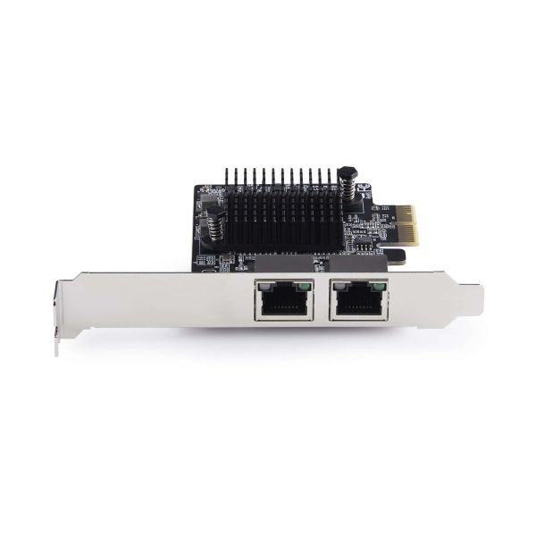 StarTech.com 2-Port 5G Gigabit PCIe Ethernet Adapter Kaart, 5G/2.5G/1G/100M/10M PCI Express Netwerkkaart, Realtek RTL8126, Windows en Linux, TAA Compliant (PR25GR-NETWORK-CARD) StarTech.com 2-Port 5G Gigabit PCIe Ethernet Adapter Kaart, 5G/2.5G/1G/100M/10M PCI Express Netwerkkaart, Realtek RTL8126, Windows en Linux, TAA Compliant (PR25GR-NETWORK-CARD)