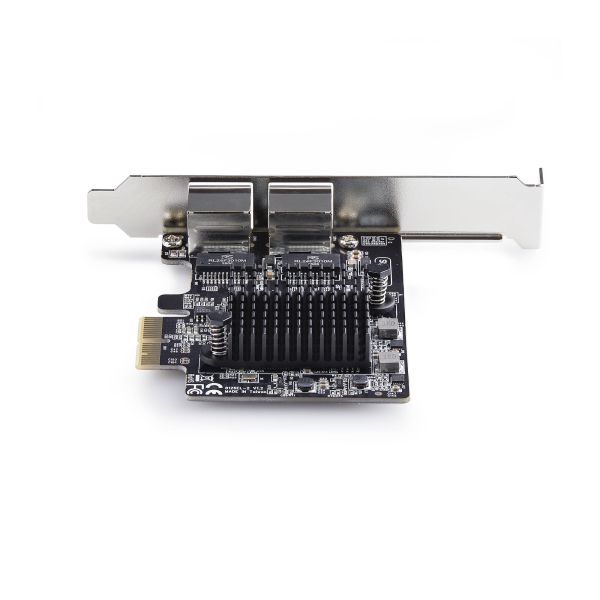 StarTech.com 2-Port 5G Gigabit PCIe Ethernet Adapter Kaart, 5G/2.5G/1G/100M/10M PCI Express Netwerkkaart, Realtek RTL8126, Windows en Linux, TAA Compliant (PR25GR-NETWORK-CARD) StarTech.com 2-Port 5G Gigabit PCIe Ethernet Adapter Kaart, 5G/2.5G/1G/100M/10M PCI Express Netwerkkaart, Realtek RTL8126, Windows en Linux, TAA Compliant (PR25GR-NETWORK-CARD)