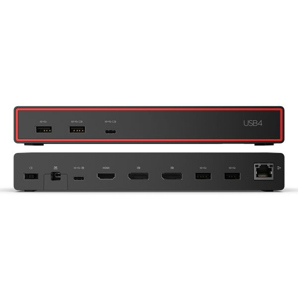 Lenovo ThinkPad USB4 Dock 5000 Bedraad Thunderbolt 4 Zwart (40BF0100GE)