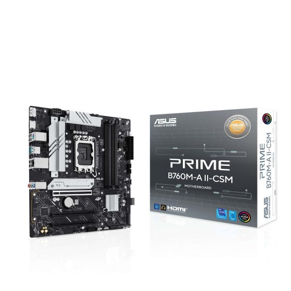ASUS PRIME B760M-A II-CSM Intel B760 LGA 1700 micro ATX (90MB1NG0-M0EAYC)