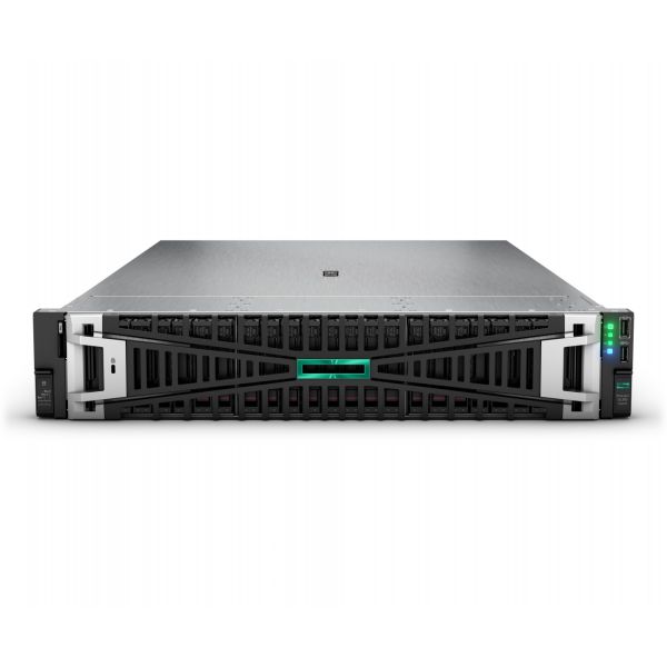 HPE ProLiant DL380 Gen11 4510 2.4GHz 12c 1P 2x32GB-R 8SFF 1x7.68TB NVMe SSD 2x1000W PS EU Server (P86703-425)