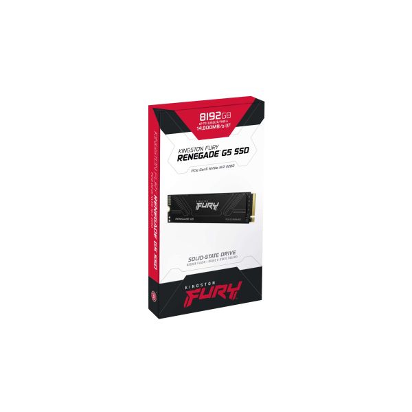 Kingston Technology 8T FURY RENEGADE G5 M.2 2280 NVMe SSD (SFYR2D/8T1) 11/16 Kingston Technology 8T FURY RENEGADE G5 M.2 2280 NVMe SSD (SFYR2D/8T1)
