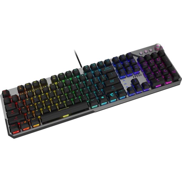 MSI STRIKE 600 SILEN toetsenbord Gamen USB QWERTY Amerikaans Engels Zwart (STRIKE 600 SILENT US) MSI STRIKE 600 SILEN toetsenbord Gamen USB QWERTY Amerikaans Engels Zwart (STRIKE 600 SILENT US)