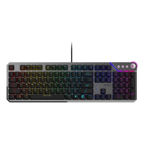 MSI STRIKE 600 SILEN toetsenbord Gamen USB QWERTY Amerikaans Engels Zwart (STRIKE 600 SILENT US)
