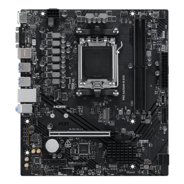 MSI PRO A620AM-B EVO moederbord AMD A620A Socket AM5 ATX (7E36-001R)