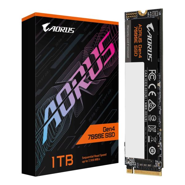 GIGABYTE AORUS Gen4 7000E 1 TB M.2 PCI Express 4.0 NVMe 3D TLC NAND (AG470E1TB)