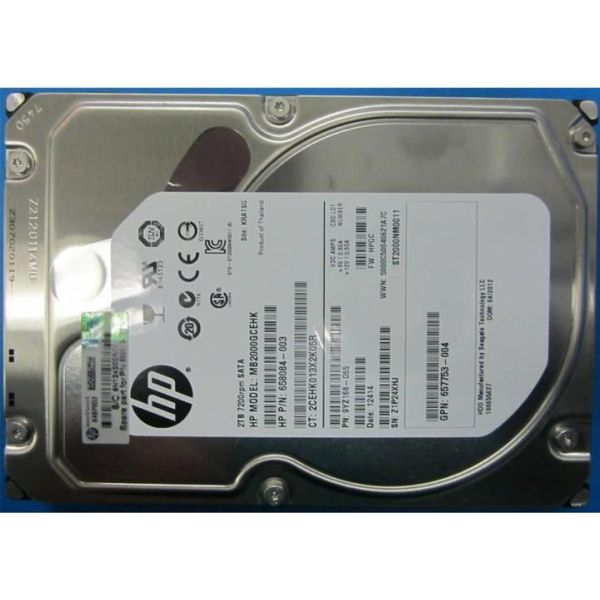 HP 2TB 6G SATA 7.2k 3.5in (RP001230286)