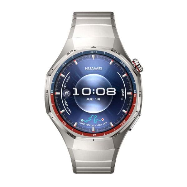 Huawei WATCH GT6 PRO 3,73 cm (1.47") AMOLED 46 mm Digitaal 466 x 466 Pixels Touchscreen Titanium GPS (40-61-7592)