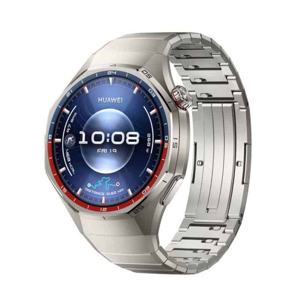 Huawei WATCH GT6 PRO 3,73 cm (1.47") AMOLED 46 mm Digitaal 466 x 466 Pixels Touchscreen Titanium GPS (40-61-7592)