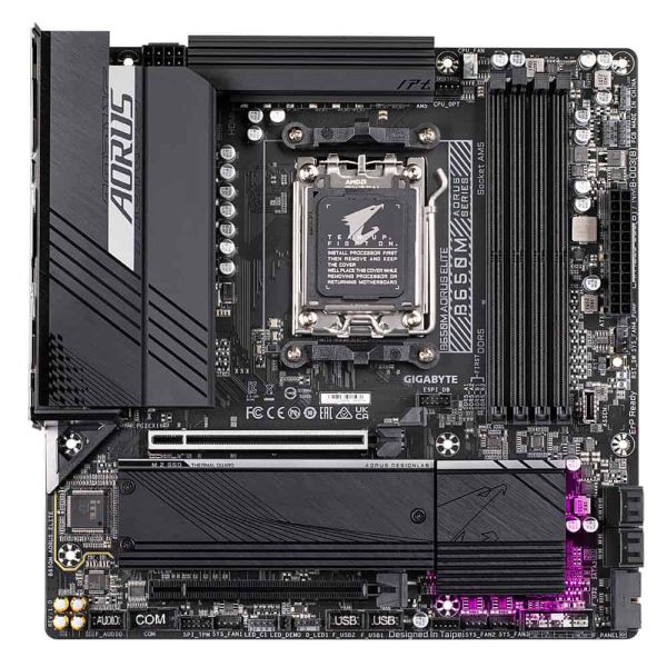 GIGABYTE B650M AORUS ELITE moederbord AMD B650 Socket AM5 ATX (B650M-AORUS ELITE)