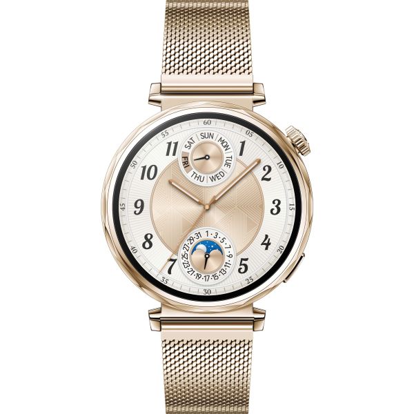 Huawei WATCH GT5 41mm 3,35 cm (1.32") AMOLED Digitaal 466 x 466 Pixels Goud (55020DJQ)