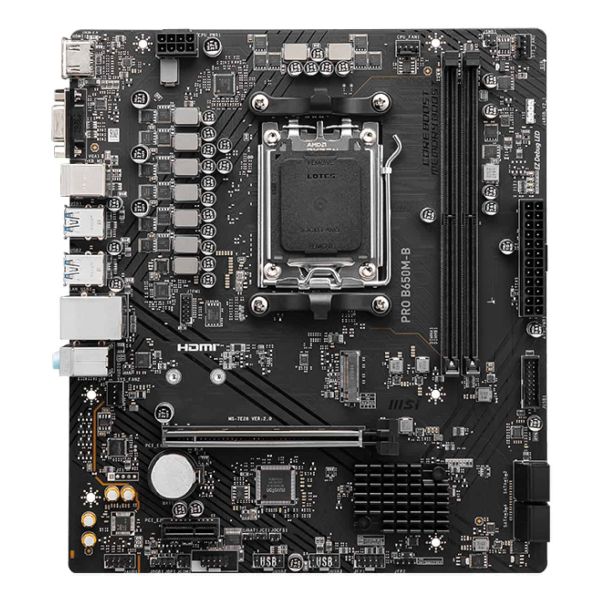 MSI PRO B650M-B moederbord AMD B650 Socket AM5 micro ATX (PRO B650M-B)