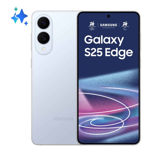 Samsung Galaxy S25 Edge 17 cm (6.7") Dual SIM Android 15 5G USB Type-C 12 GB 256 GB 3900 mAh Blauw (SM-S937BLBDEUE)