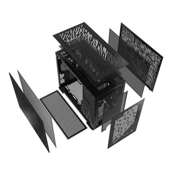 XPG VALOR AIR Midi Tower Zwart (75261649)