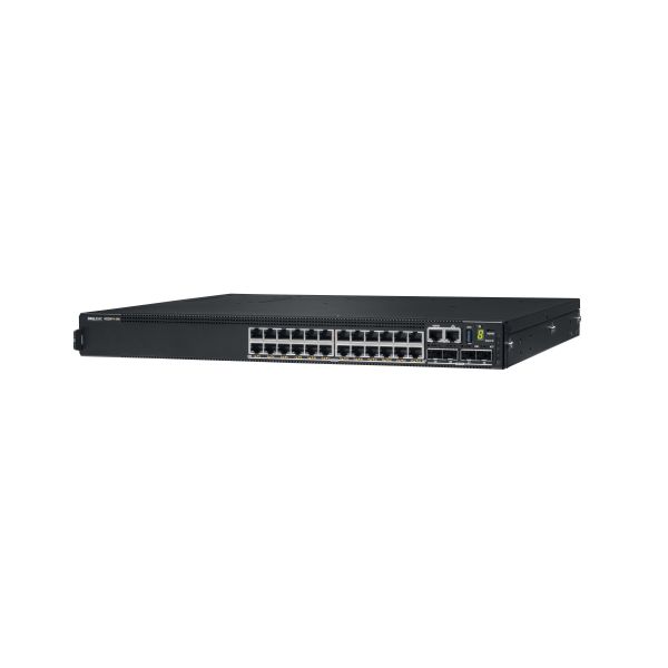 DELL N2224PX-ON Managed L3 2.5G Ethernet (100/1000/2500) Power over Ethernet (PoE) 1U Zwart (210-ASPC)