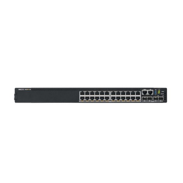 DELL N2224PX-ON Managed L3 2.5G Ethernet (100/1000/2500) Power over Ethernet (PoE) 1U Zwart (210-ASPC)