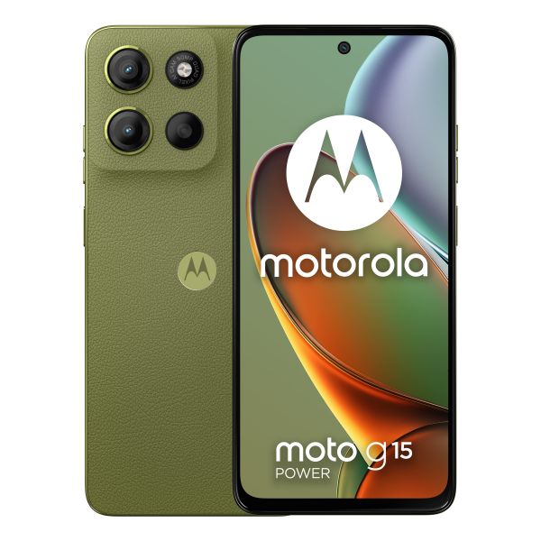 Motorola moto g15 power 17,1 cm (6.72") Dual SIM Android 15 4G USB Type-C 8 GB 256 GB 6000 mAh Groen (PB6G0004SE)