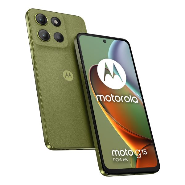 Motorola moto g15 power 17,1 cm (6.72") Dual SIM Android 15 4G USB Type-C 8 GB 256 GB 6000 mAh Groen (PB6G0004SE)