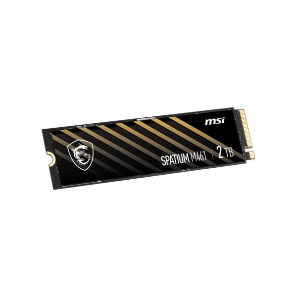 MSI S78-440Q550-P83 internal solid state drive 2 TB M.2 PCI Express 4.0 NVMe 3D NAND (SPATIUM M461 PCIE 4.0 NVME M.2 2TB)
