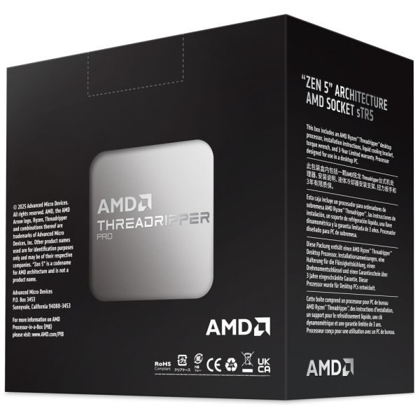 AMD Ryzen Threadripper PRO 9985WX 5.4GHz 64-Cores Tray (100-000000722)