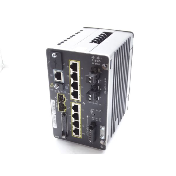 Cisco Catalyst IE3400 8 GE Copper and 2 GE SFP (IE-3400-8T2S-E)