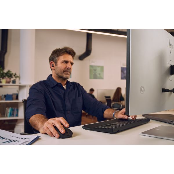 HP Multi-DevDual-ModeKBDwPlm EMEA-INTL E toetsenbord Zwart (BD5F7AA#ABB)