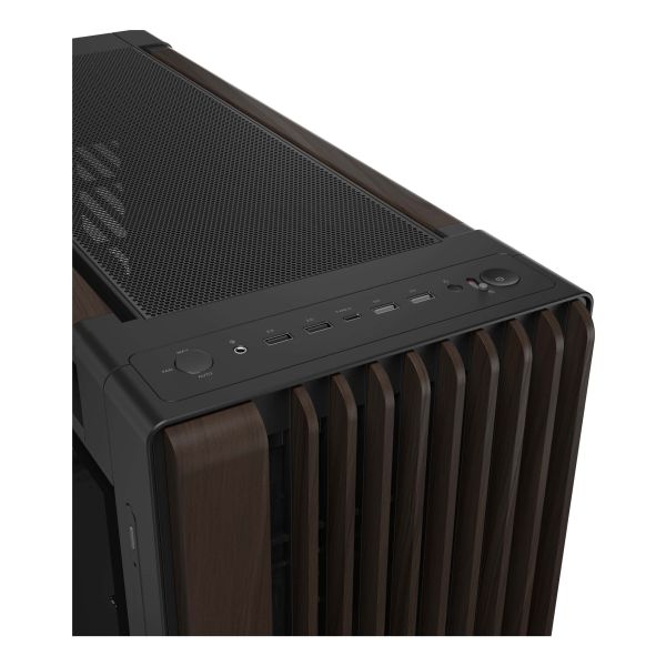 ASUS ProArt PA602 Wood Edition Modern Black - Tempered Glass Panel Midi Tower Zwart, Hout (90DC00J0-B09030)