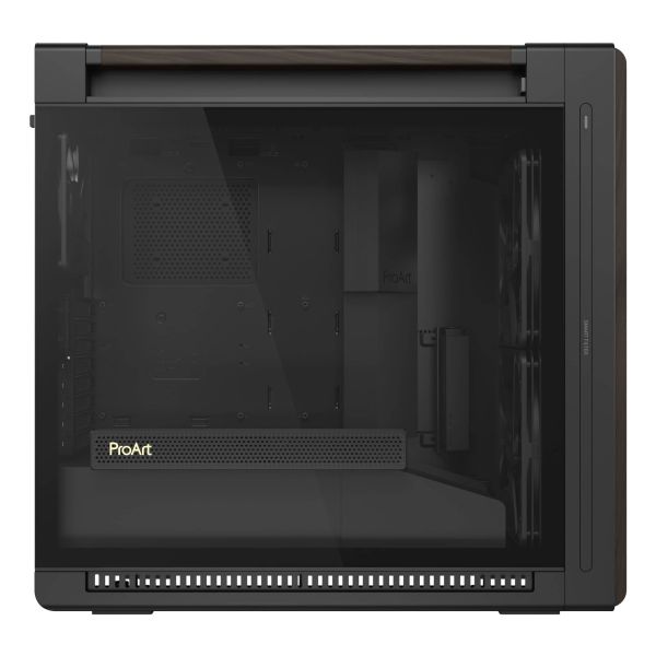 ASUS ProArt PA602 Wood Edition Modern Black - Tempered Glass Panel Midi Tower Zwart, Hout (90DC00J0-B09030)