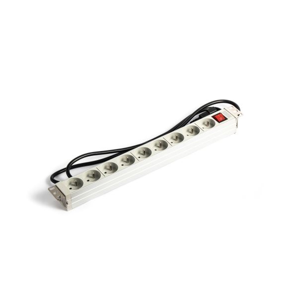 Digitus Professional 9-fach Steckdosenleiste met Schalter (A-19-STRIP-2-IMP)
