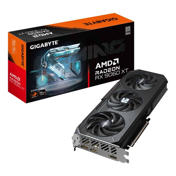 GIGABYTE Radeon RX 9060 XT GAMING 16G AMD 16 GB GDDR6 (GV-R9060XTGAMING-16GD)
