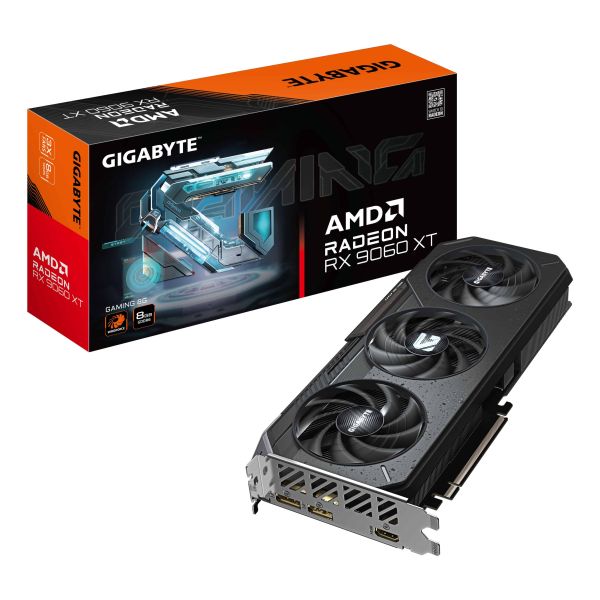GIGABYTE Radeon RX 9060 XT GAMING 8G AMD 8 GB GDDR6 (GV-R9060XTGAMING-8GD)
