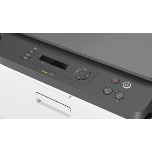 HP Color Laser Laser 178nw Draadloos Multifunction Kleur Printer, Kopieerapparaat, scanner; dubbelzijdig