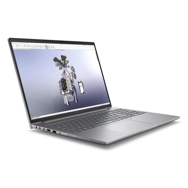 HP C4DC0EA#ABH laptop Intel Core Ultra 9 285H Mobiel werkstation 40,6 cm (16") WQUXGA 64 GB DDR5-SDRAM 1 TB SSD NVIDIA RTX PRO 2000 Blackwell Wi-Fi 7 (802.11be) Windows 11 Pro AI Workstation, AI PC Zilver (C4DC0EA#ABH)