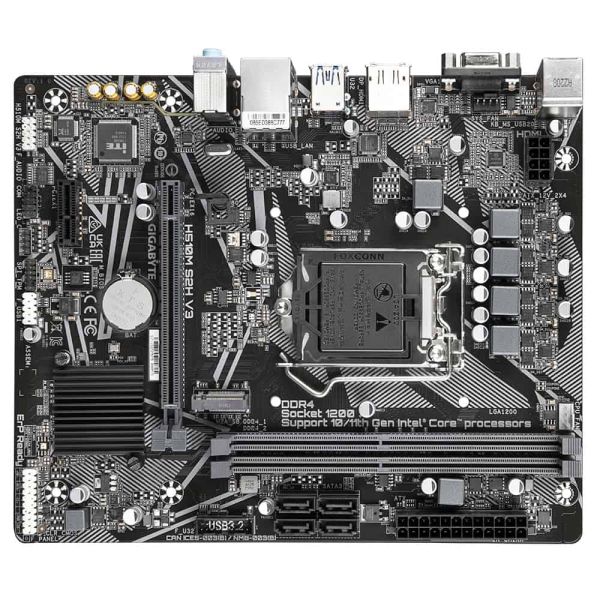 GIGABYTE H510M S2H V3 moederbord Intel H470 Express LGA 1200 (Socket H5) micro ATX (H510M S2H V3) GIGABYTE H510M S2H V3 moederbord Intel H470 Express LGA 1200 (Socket H5) micro ATX (H510M S2H V3)