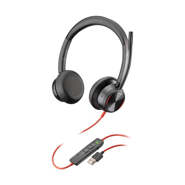 HP Poly Poly Blackwire 8225 USB-A Headset (772K2AA)