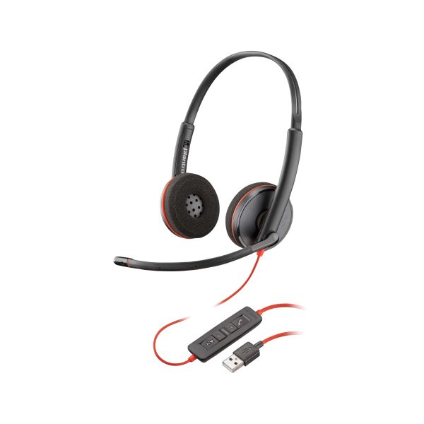 HP Poly Poly Blackwire 3220 Stereo USB-A Headset (80S02AA)